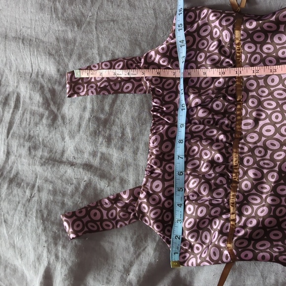 Gorgeous satin top with ribbon detail - Picture 10 of 10